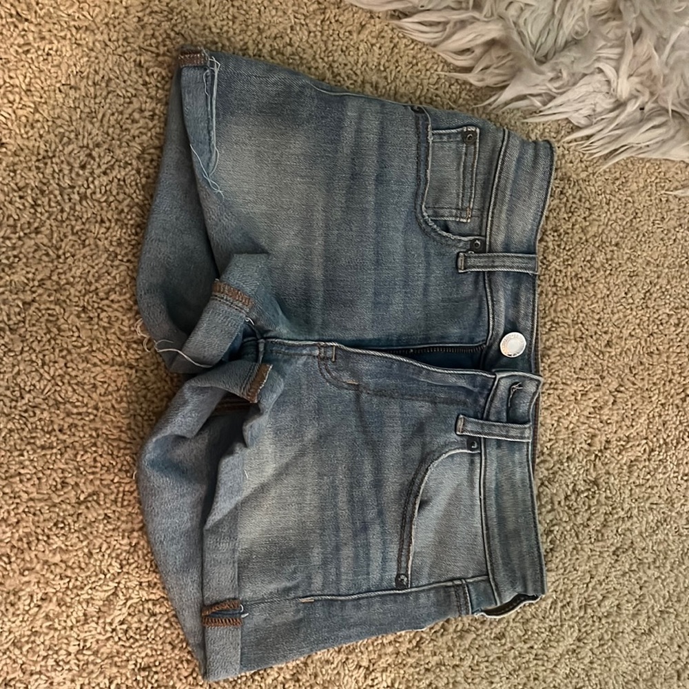 American eagle super stretch jean shorts